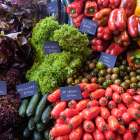 London, England, Great Britain. Borough Hall Market, fresh food, vendors and produce market. Art Print